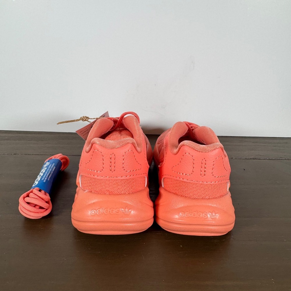 Adidas Baby Ozelia El I Semi Coral Fusion Sneakers HQ1618 Unisex Infant Size 6K - Picture 6 of 13